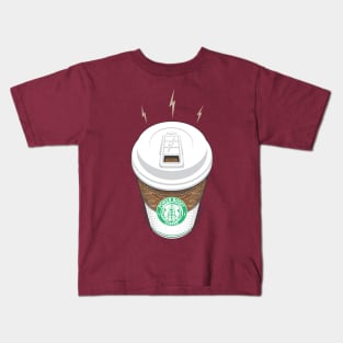 Power Boost Coffee Kids T-Shirt